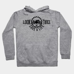 Look Twice Save A Life Cafe Racer Hoodie